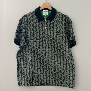 Lacoste - LIVE Monogram Logo Print Classic Fit Polo Shirt